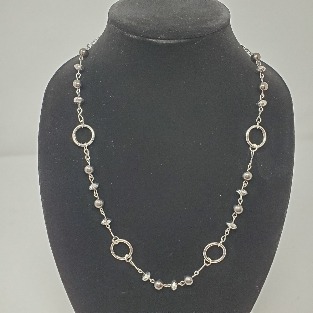 Handmade ring necklace